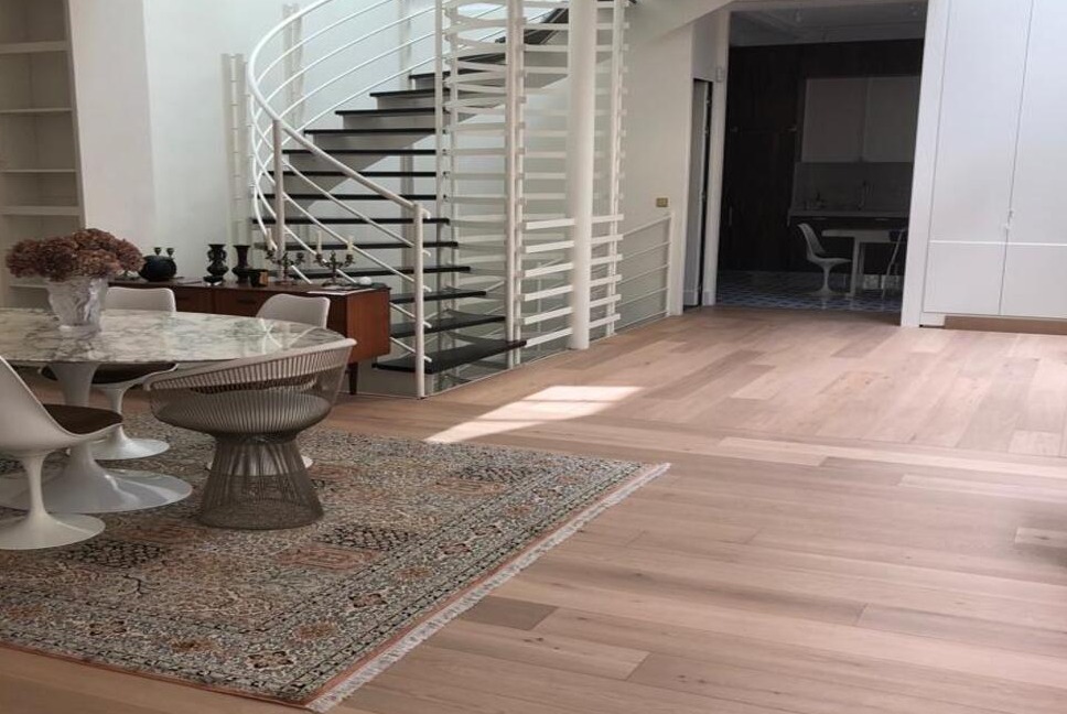 parquet contrecollé chêne salon moderne maisons laffitte 