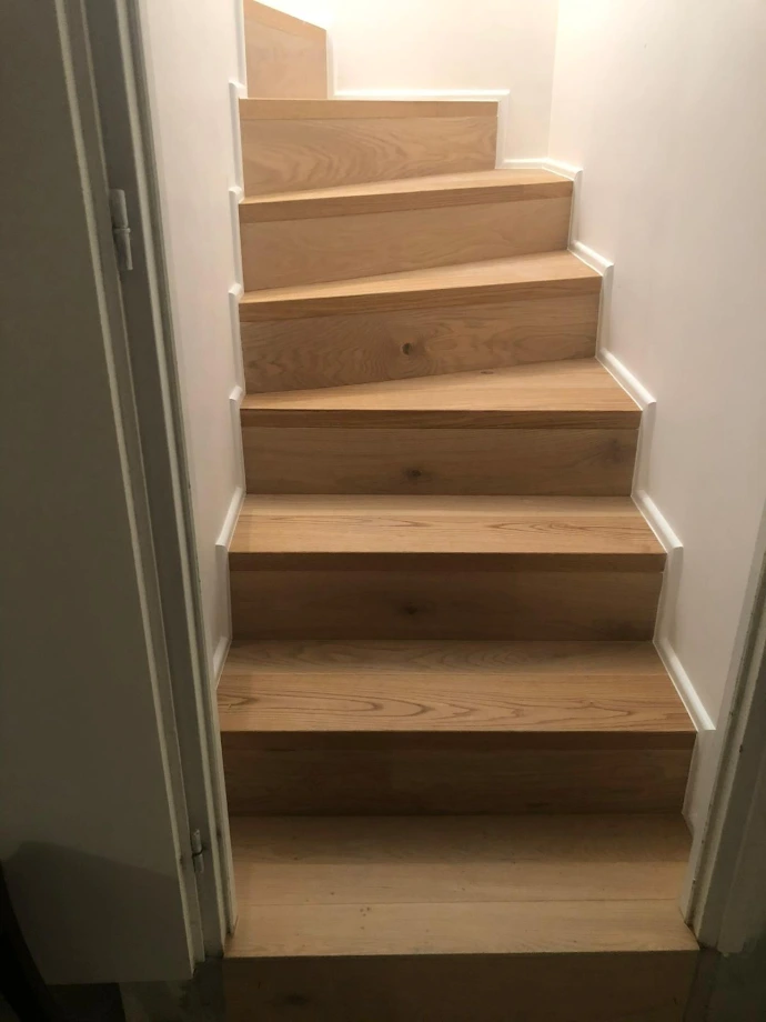 habillage escalier bois parquet maison rueil malmaison