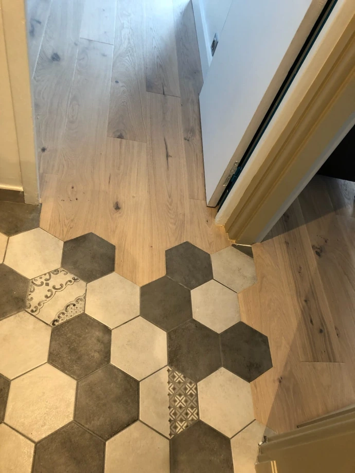 parquet contrecollé pose adaptative maison neuve chambourcy
